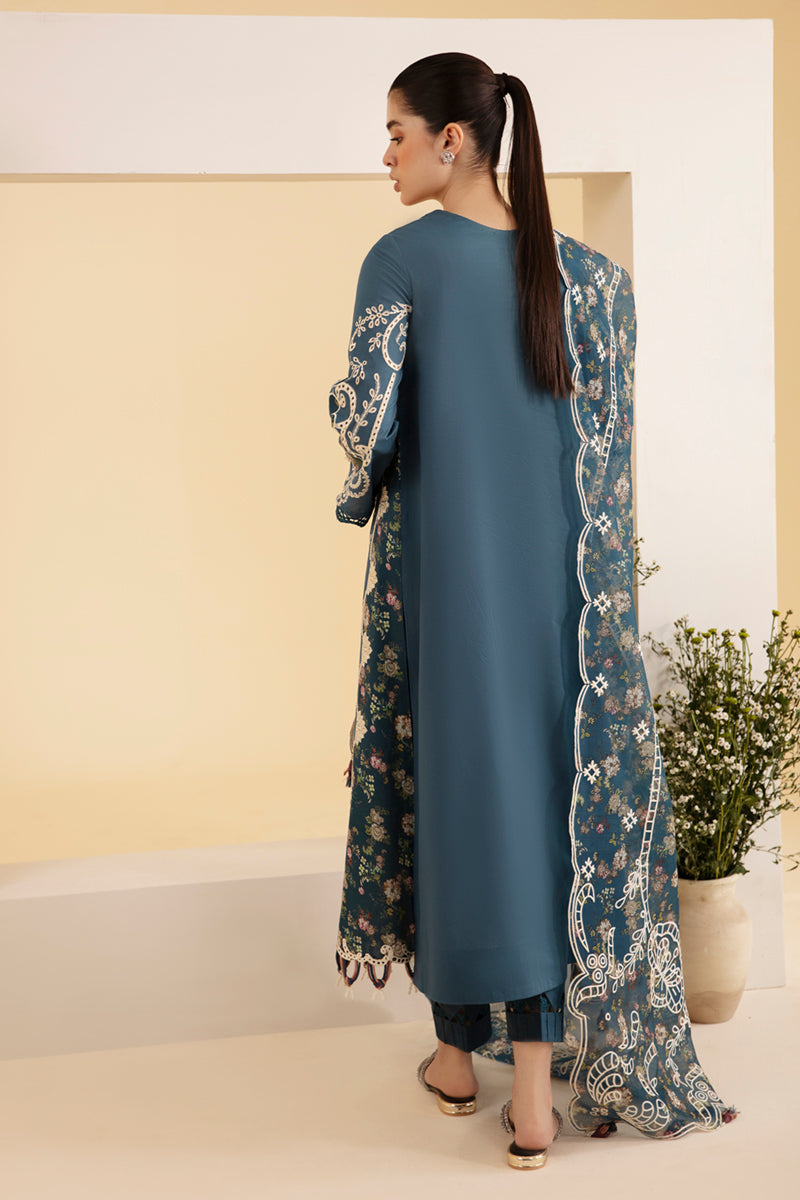 Qalamkar | Qlinekari Luxury Lawn | SQ-05 ELA - Khanumjan  Pakistani Clothes and Designer Dresses in UK, USA 