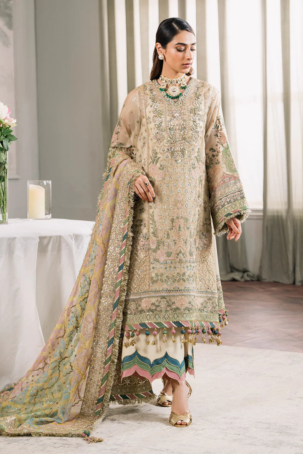 Baroque | Chantelle Embroidered Collection | CH12-04 - Khanumjan  Pakistani Clothes and Designer Dresses in UK, USA 