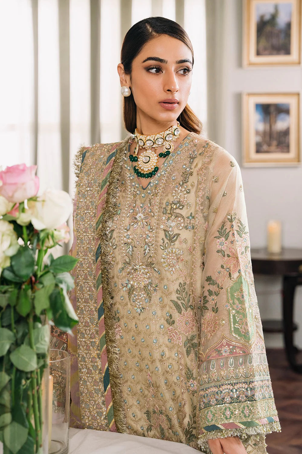 Baroque | Chantelle Embroidered Collection | CH12-04 - Khanumjan  Pakistani Clothes and Designer Dresses in UK, USA 