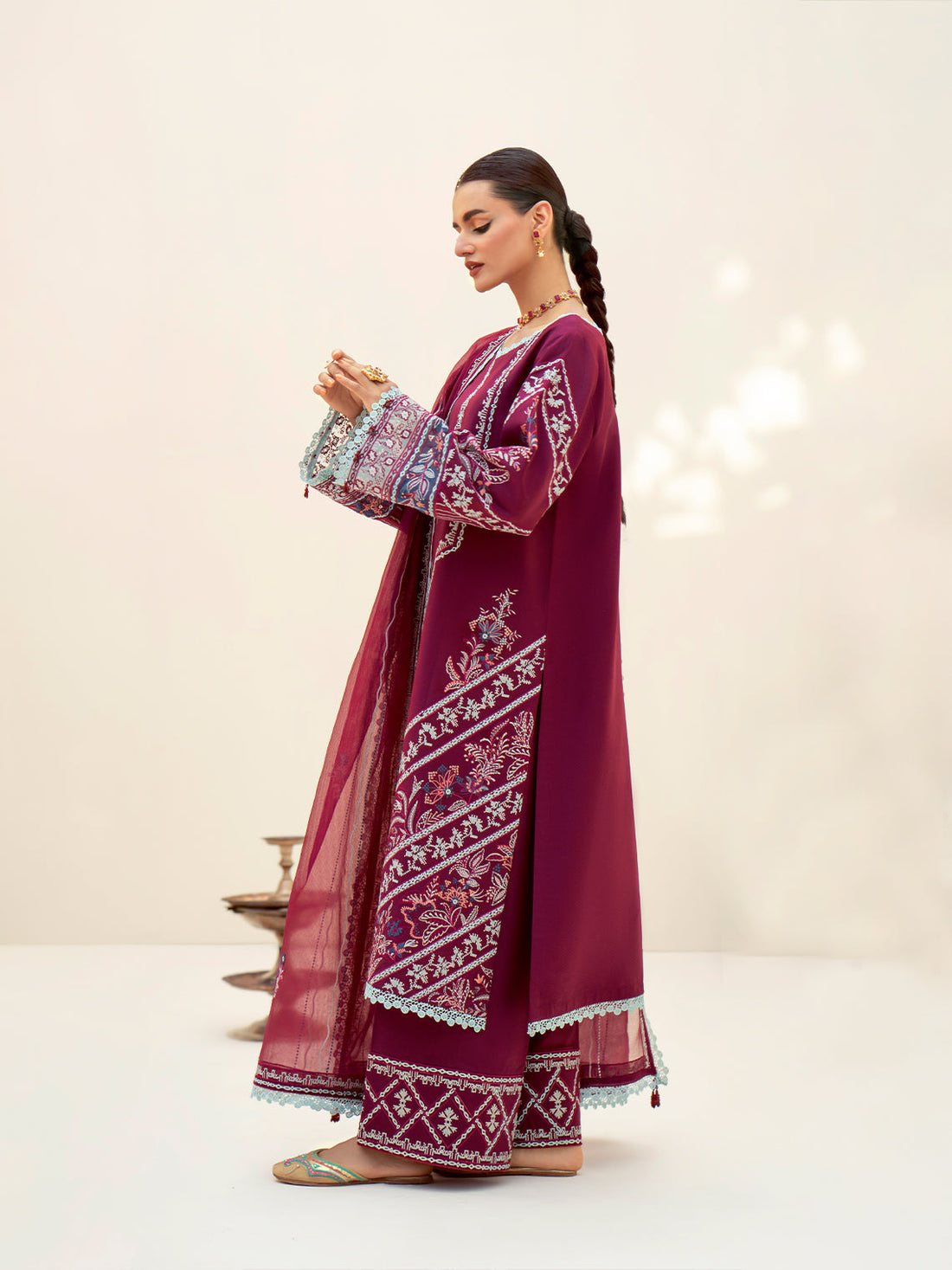 Fozia Khalid | Eid Edit 24 | Mulberry - Khanumjan  Pakistani Clothes and Designer Dresses in UK, USA 