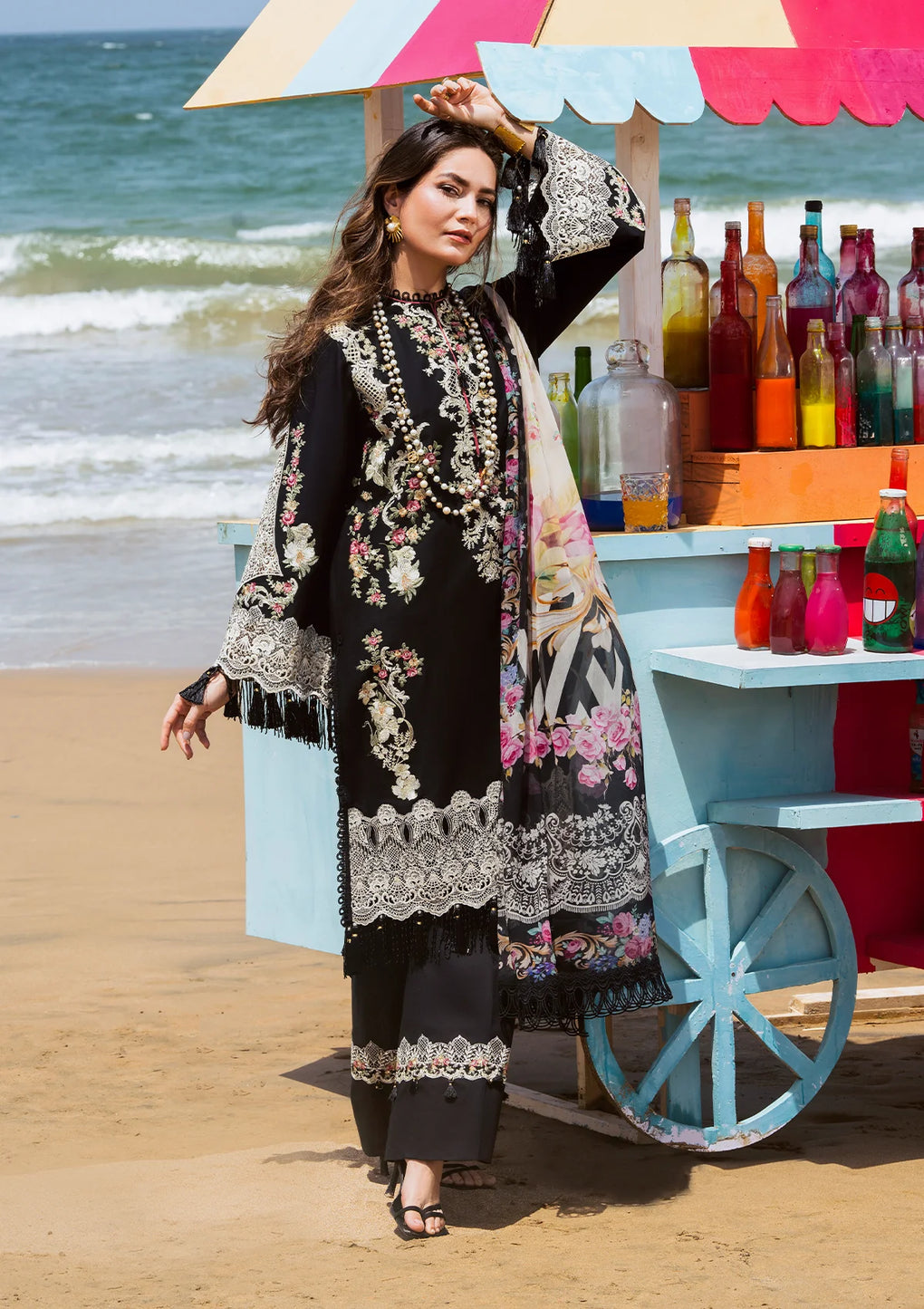 Elaf Premium | Hai Kuch Festive Lawn 24 | EHK-09 Nafees - Khanumjan  Pakistani Clothes and Designer Dresses in UK, USA 