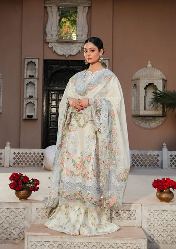 Kahf Premium | Ek Fasana Luxury Lawn 26 | KLB-2A NEELOFAR