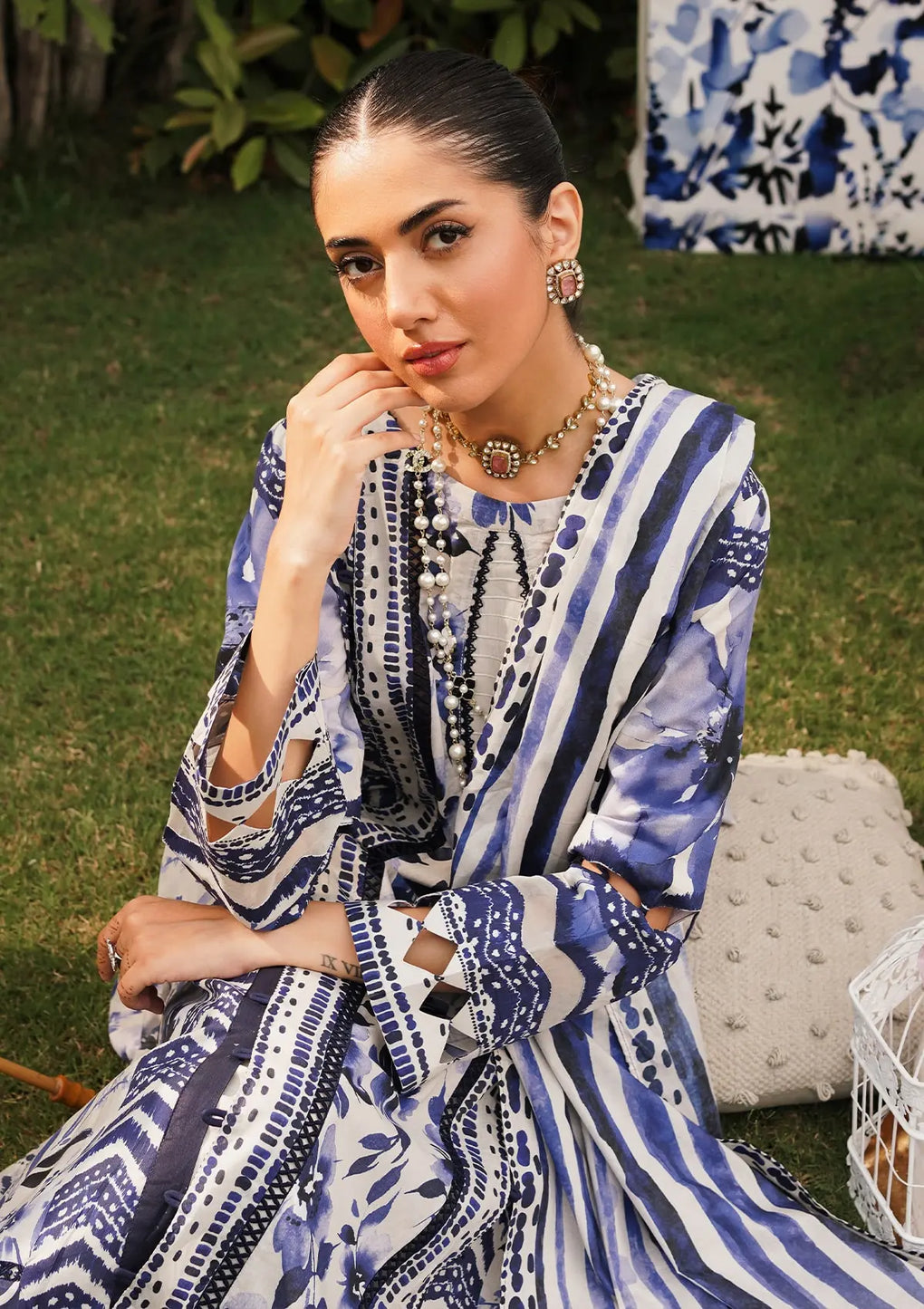 Elaf Premium | Printed Collection 24 | EEP-07A - Shadow Sisters - Khanumjan  Pakistani Clothes and Designer Dresses in UK, USA 