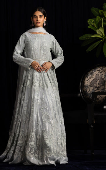 Threads and Motifs | Formal Dresses 25 | Net Embroidered Maxi