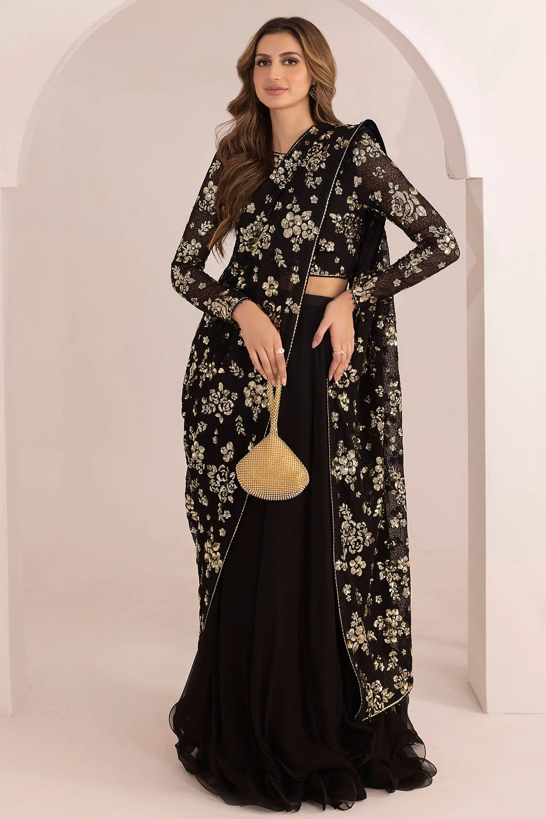 Jazmin | Formals Collection | EMBROIDERED CHIFFON UC-3021 - Khanumjan  Pakistani Clothes and Designer Dresses in UK, USA 