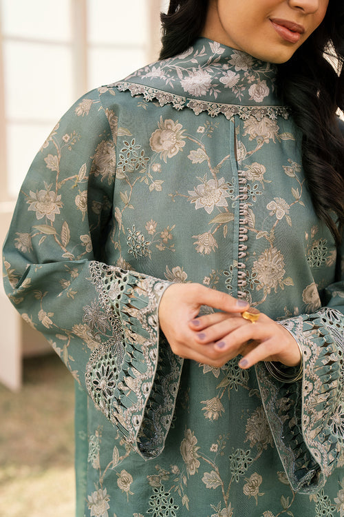 Baroque | Luxury Pret 24 | LAWN UF-599 - Khanumjan  Pakistani Clothes and Designer Dresses in UK, USA 