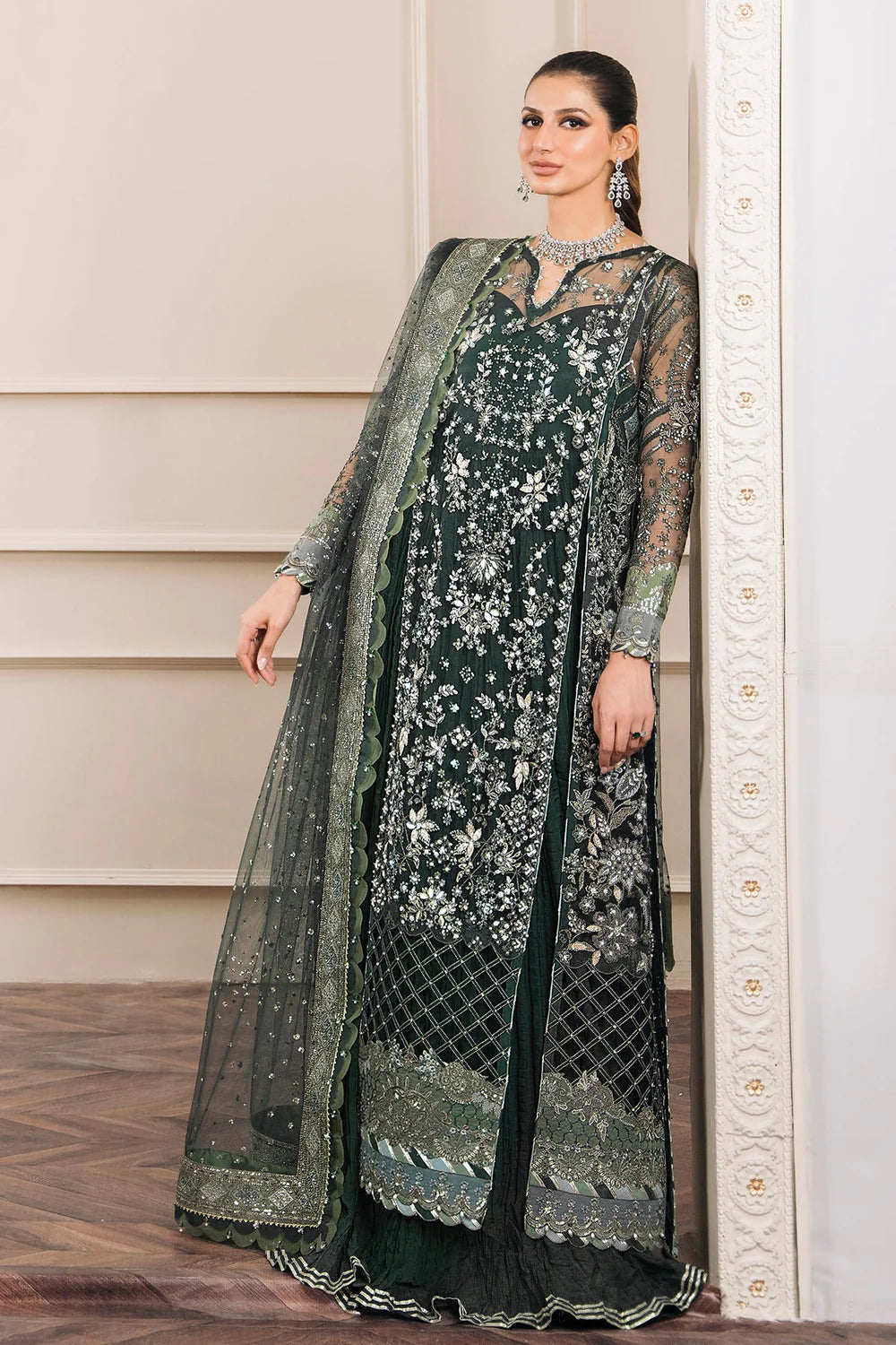 Baroque | Chantelle Embroidered Collection | CH12-05 - Khanumjan  Pakistani Clothes and Designer Dresses in UK, USA 