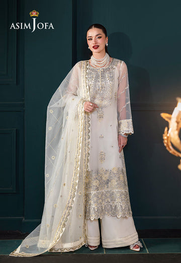 Asim Jofa | Lumiere Formals | AJLFC-03 EMBROIDERED ORGANZA