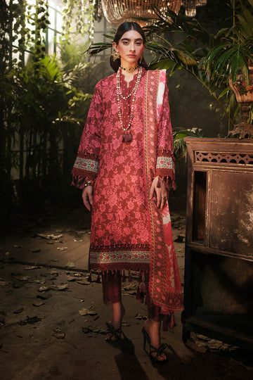 Bonanza Satrangi | Khaddar and Viscose | SCARLET