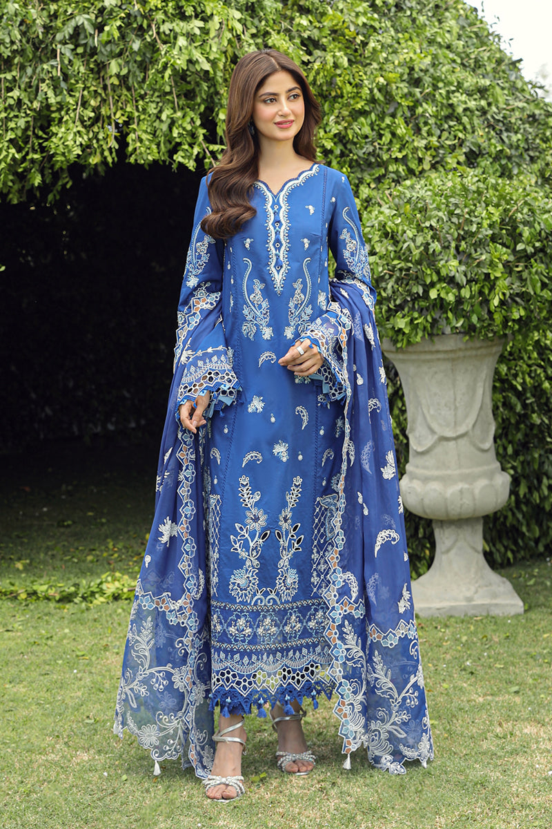 Qalamkar | Festive Lawn 2024 | PS-08 FARHEEN - Khanumjan  Pakistani Clothes and Designer Dresses in UK, USA 