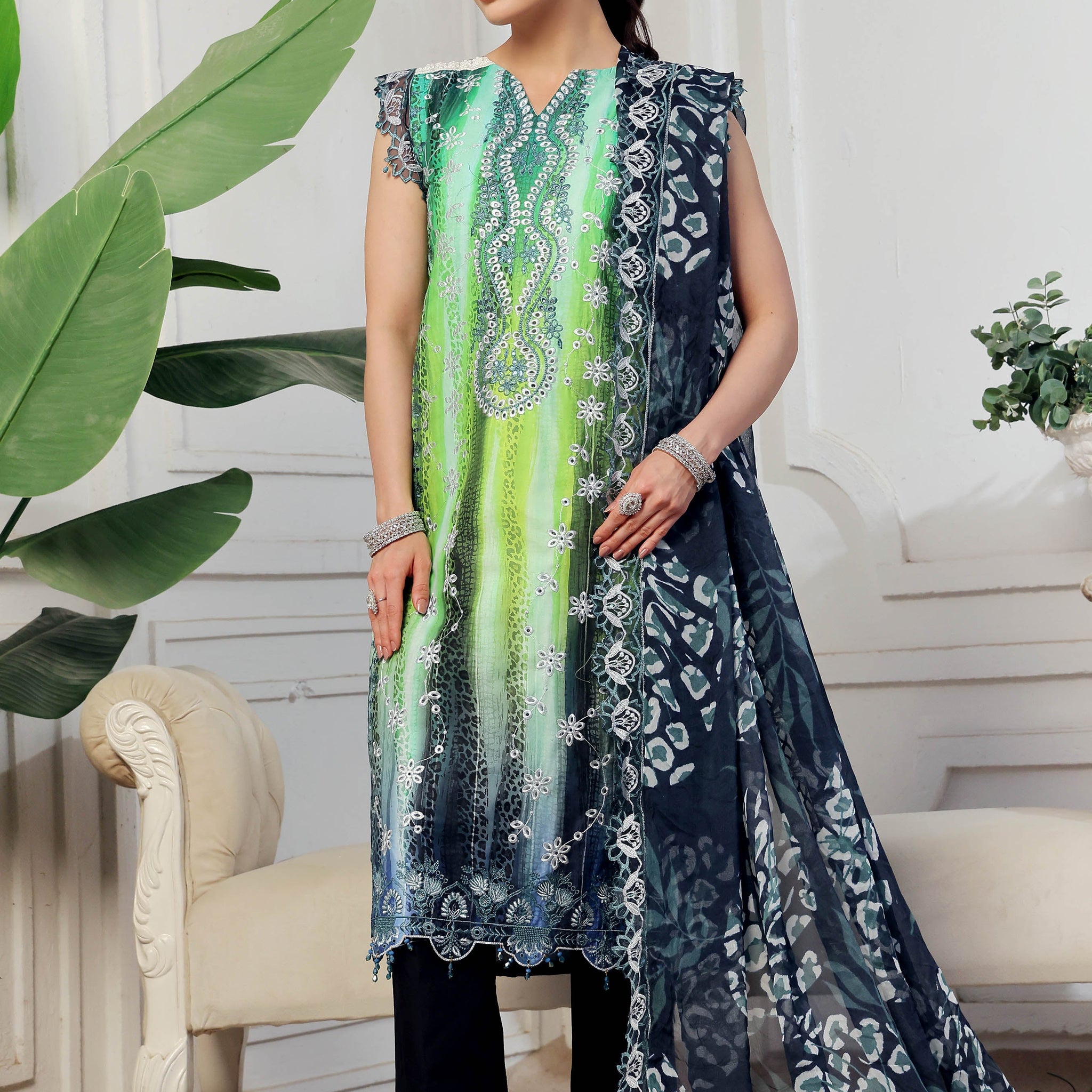 Al Zohaib | Applique Kari Cutwork Edit 25 | ACE-25-08