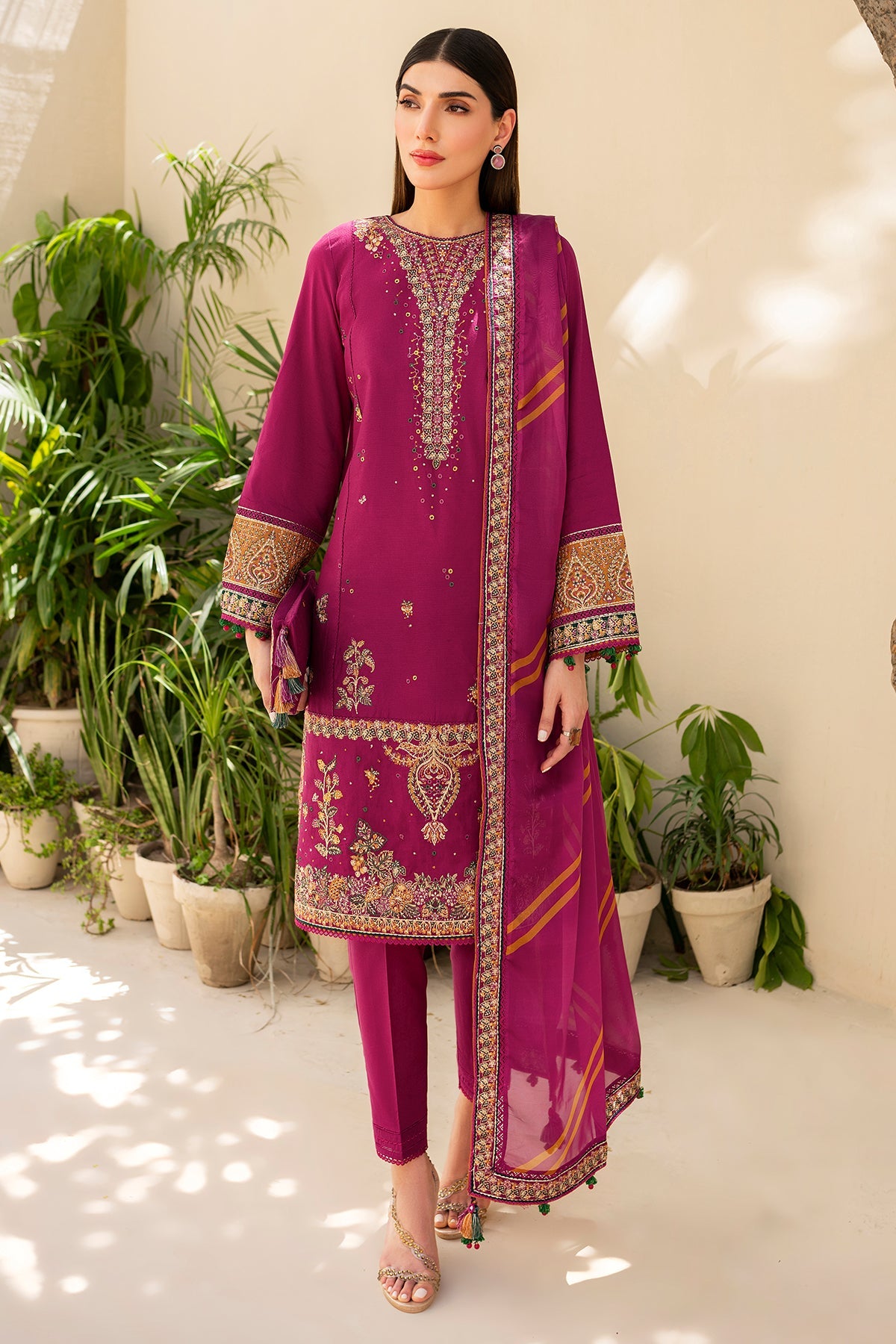 Jazmin | Irish Lawn SS 24 | D10 - Khanumjan  Pakistani Clothes and Designer Dresses in UK, USA 