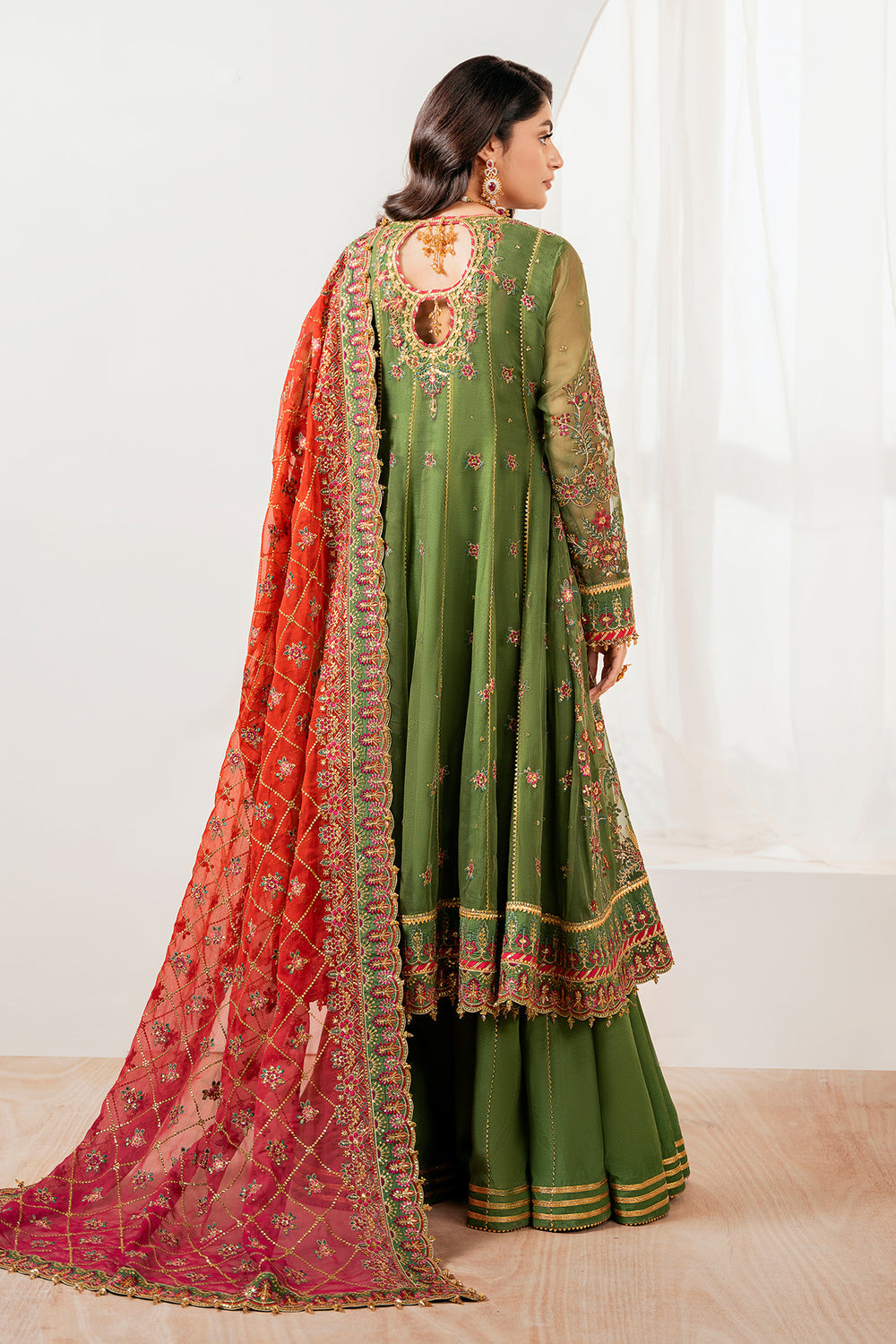Baroque | Formals Collection | EMBROIDERED CHIFFON UF-4037