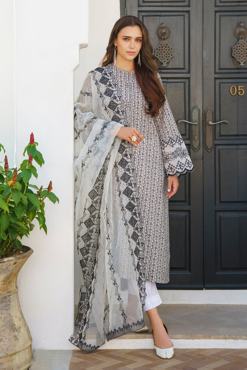 Baroque | Luxury Pret 24 | LAWN UF-574 - Khanumjan  Pakistani Clothes and Designer Dresses in UK, USA 