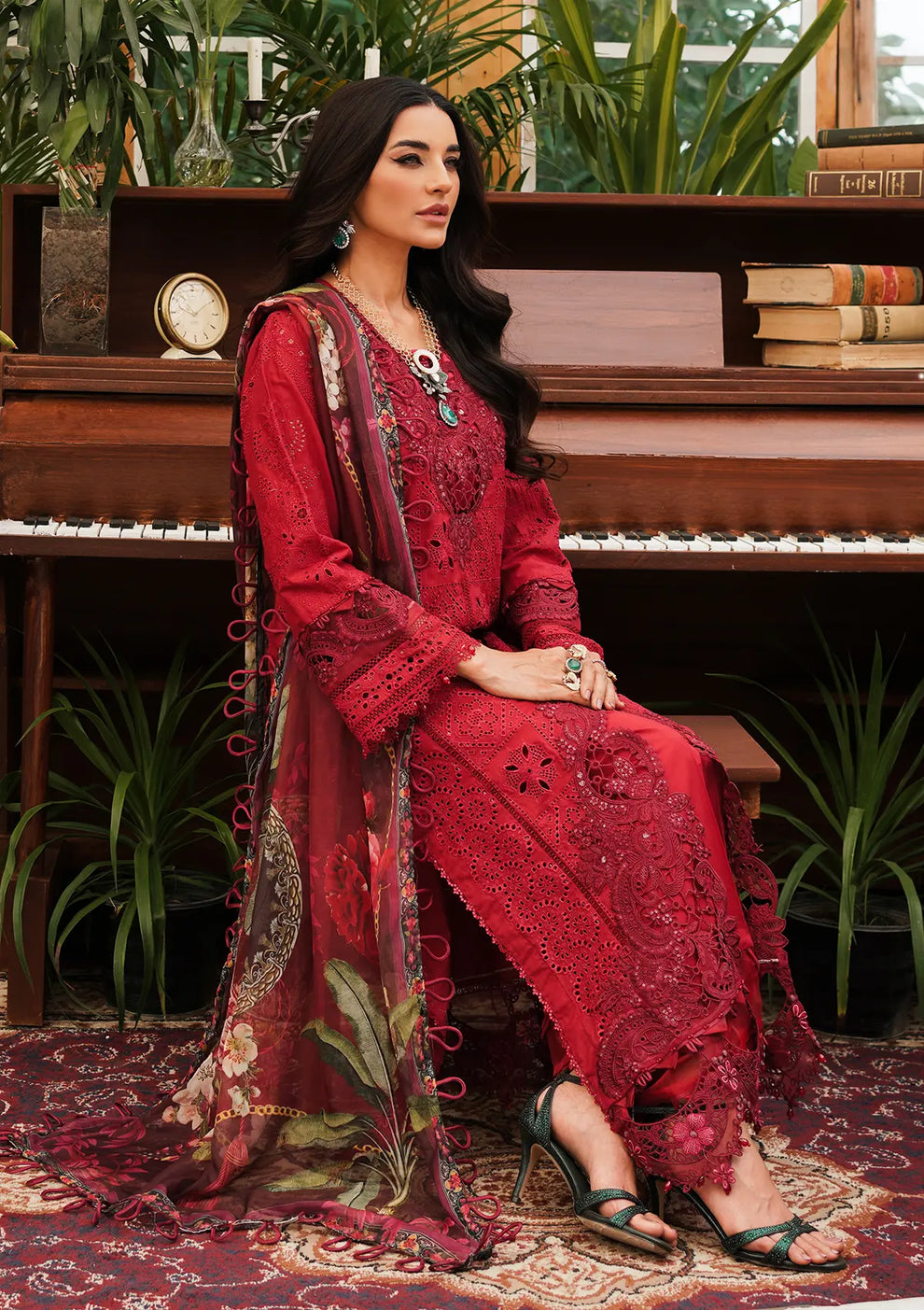 Kahf Premium | Luxury Lawn 24 | KLE-04 Valentino - Khanumjan  Pakistani Clothes and Designer Dresses in UK, USA 