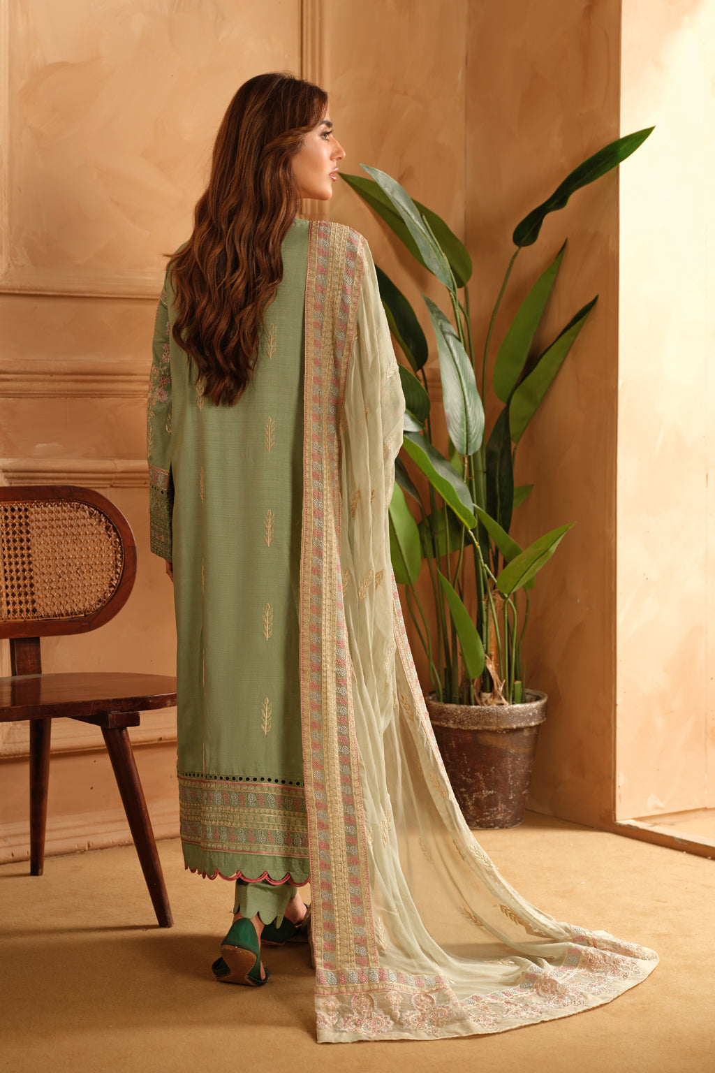 Johra | Shah Jahan Embroidered Viscose | JH-261-SJ