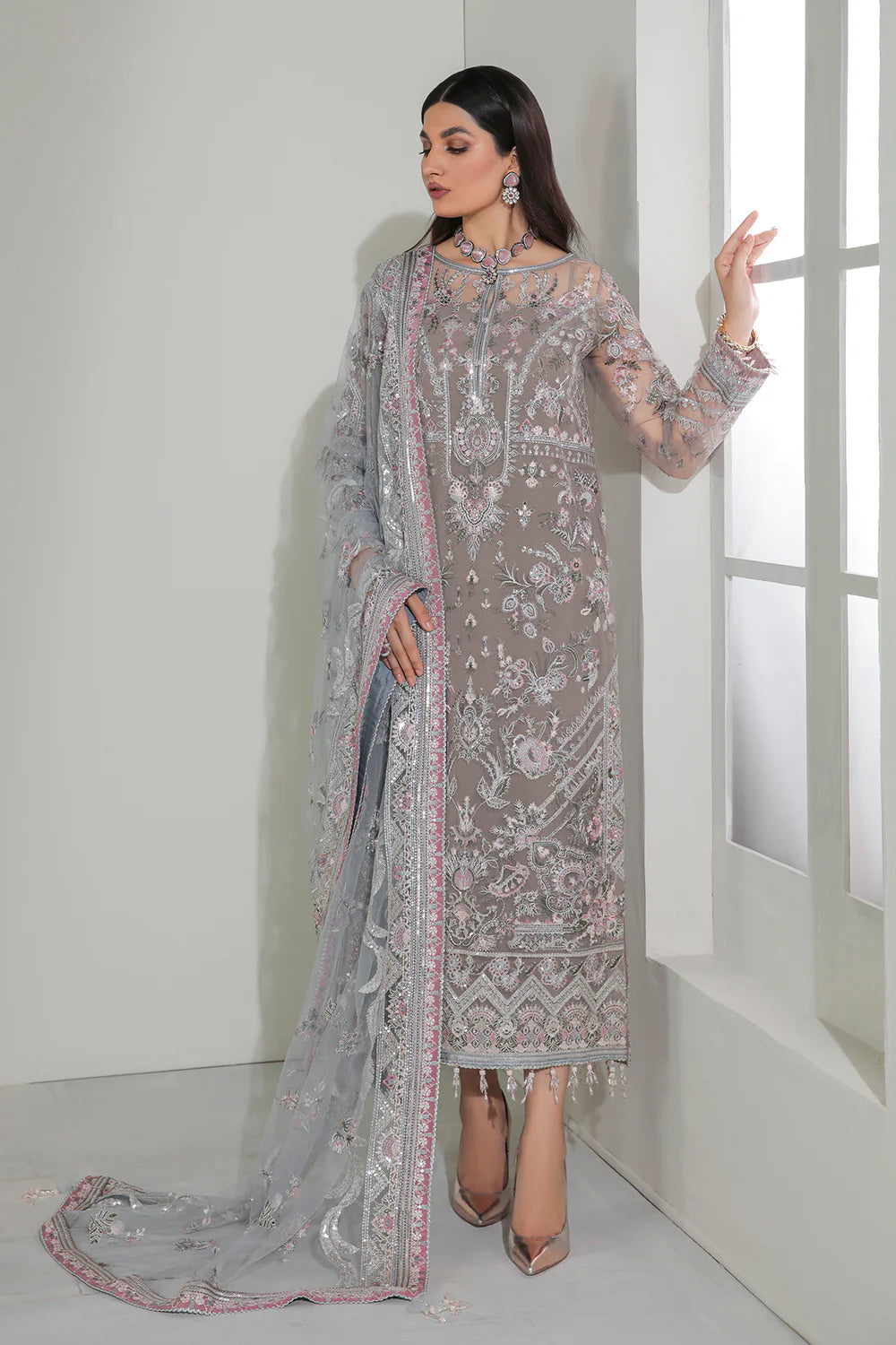 Baroque | Formals Collection | UF-184 - Khanumjan  Pakistani Clothes and Designer Dresses in UK, USA 