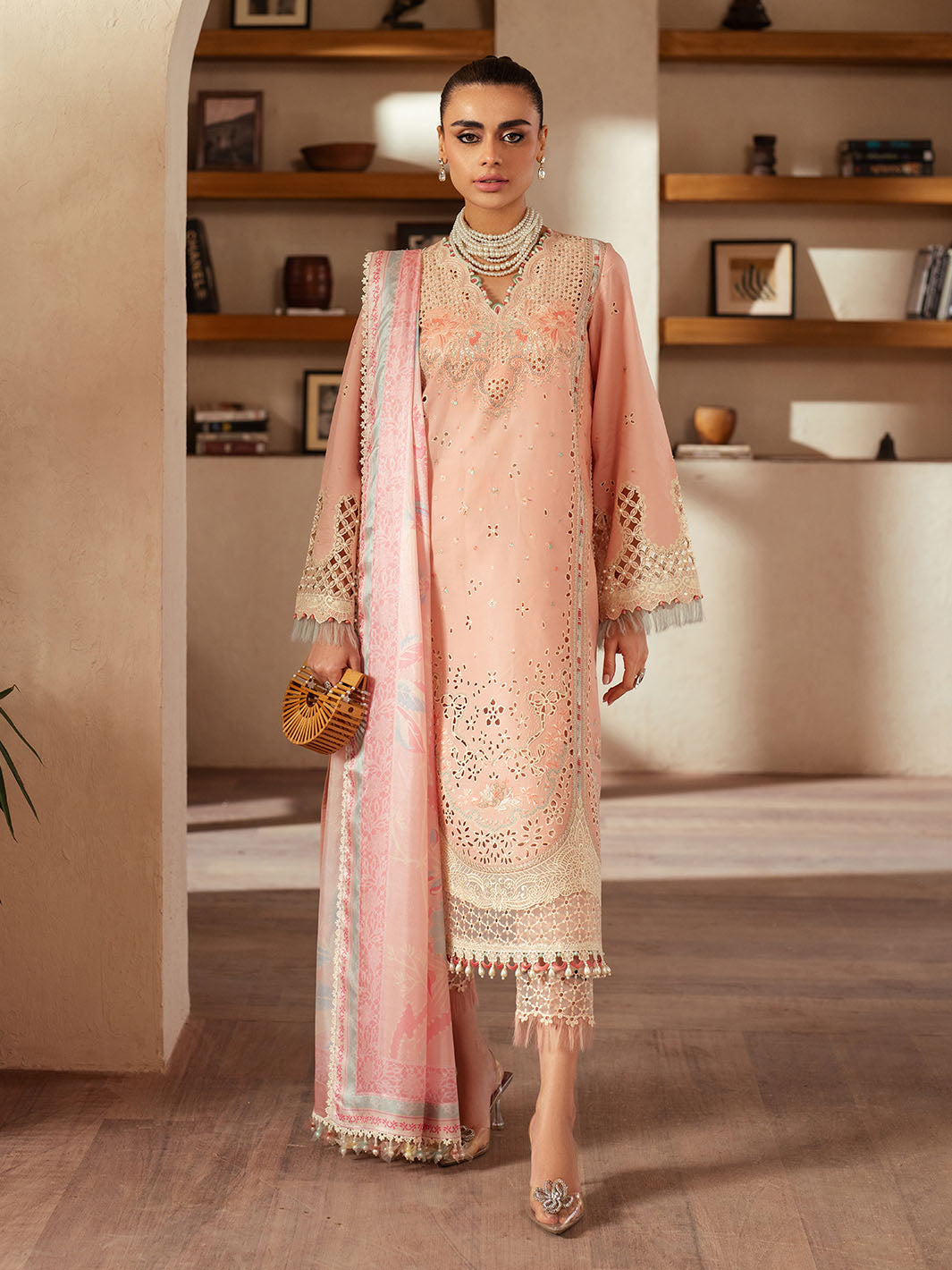 Bin Ilyas | Mehroze Luxury Lawn 25 | 91 - B