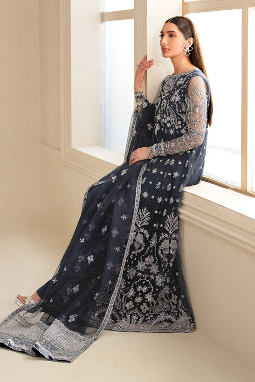 Baroque | Luxury Pret 24 | NET UF-621 - Khanumjan  Pakistani Clothes and Designer Dresses in UK, USA 