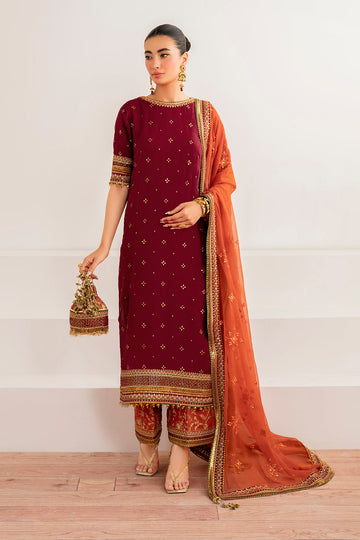 Baroque | Formals Collection | EMBROIDERED CHIFFON UF-698