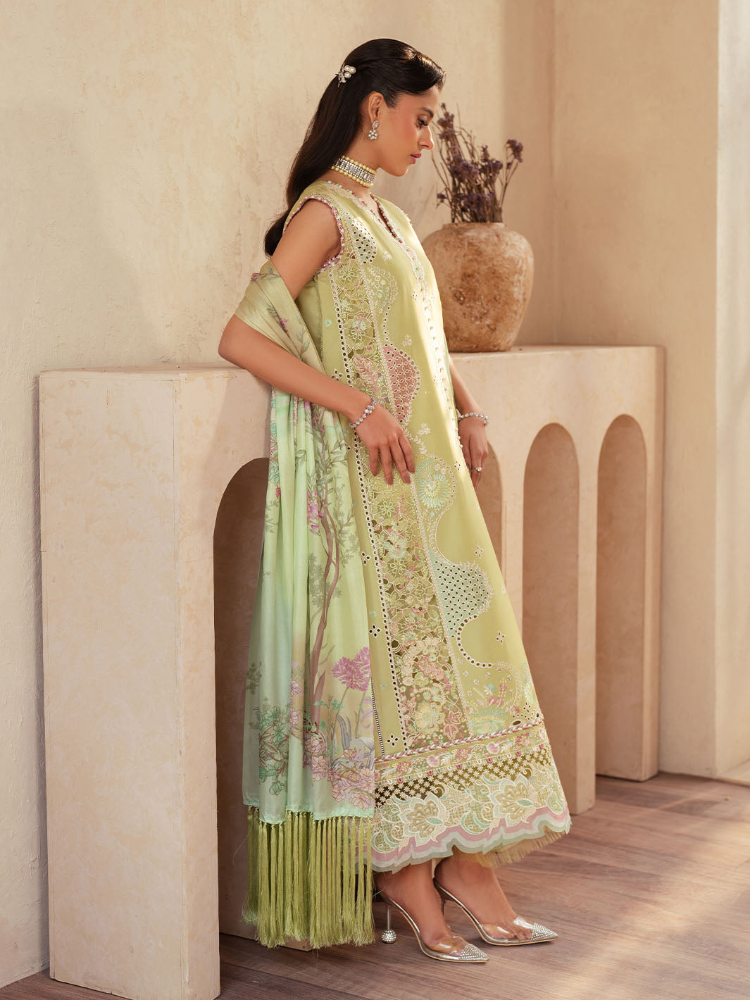 Bin Ilyas | Mehroze Luxury Lawn 25 | 94 - B