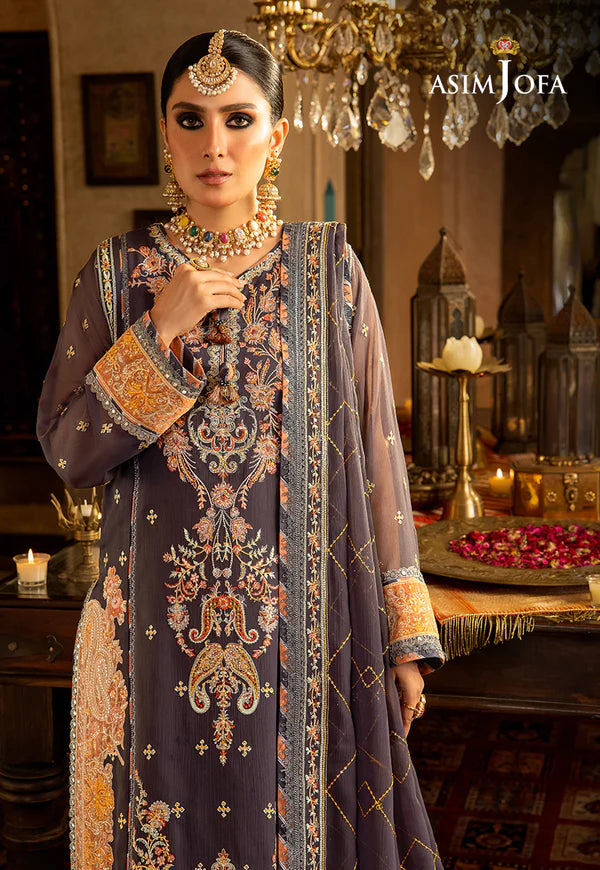 Asim Jofa | Velvet Festive 23 | AJVF-04 - Khanumjan  Pakistani Clothes and Designer Dresses in UK, USA 