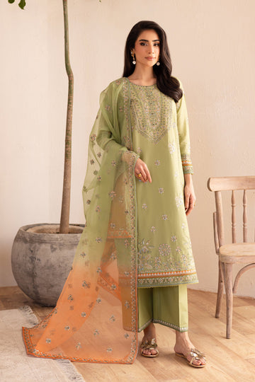 Batik | Nyra Embroidered Summer Solids | Citrus Glow