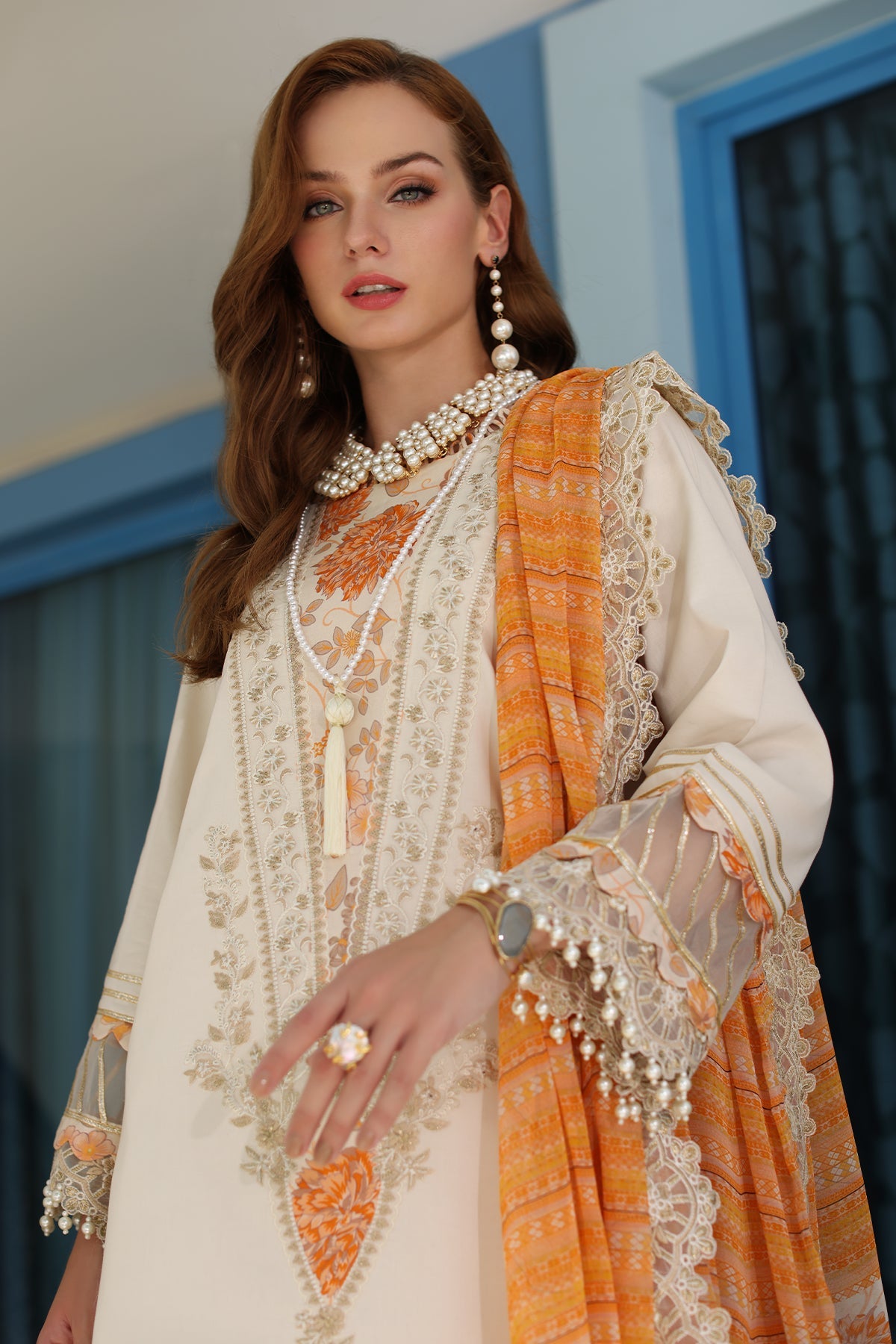 Charizma | Naranji Eid Edit 24 | CN4-11 - Khanumjan  Pakistani Clothes and Designer Dresses in UK, USA 