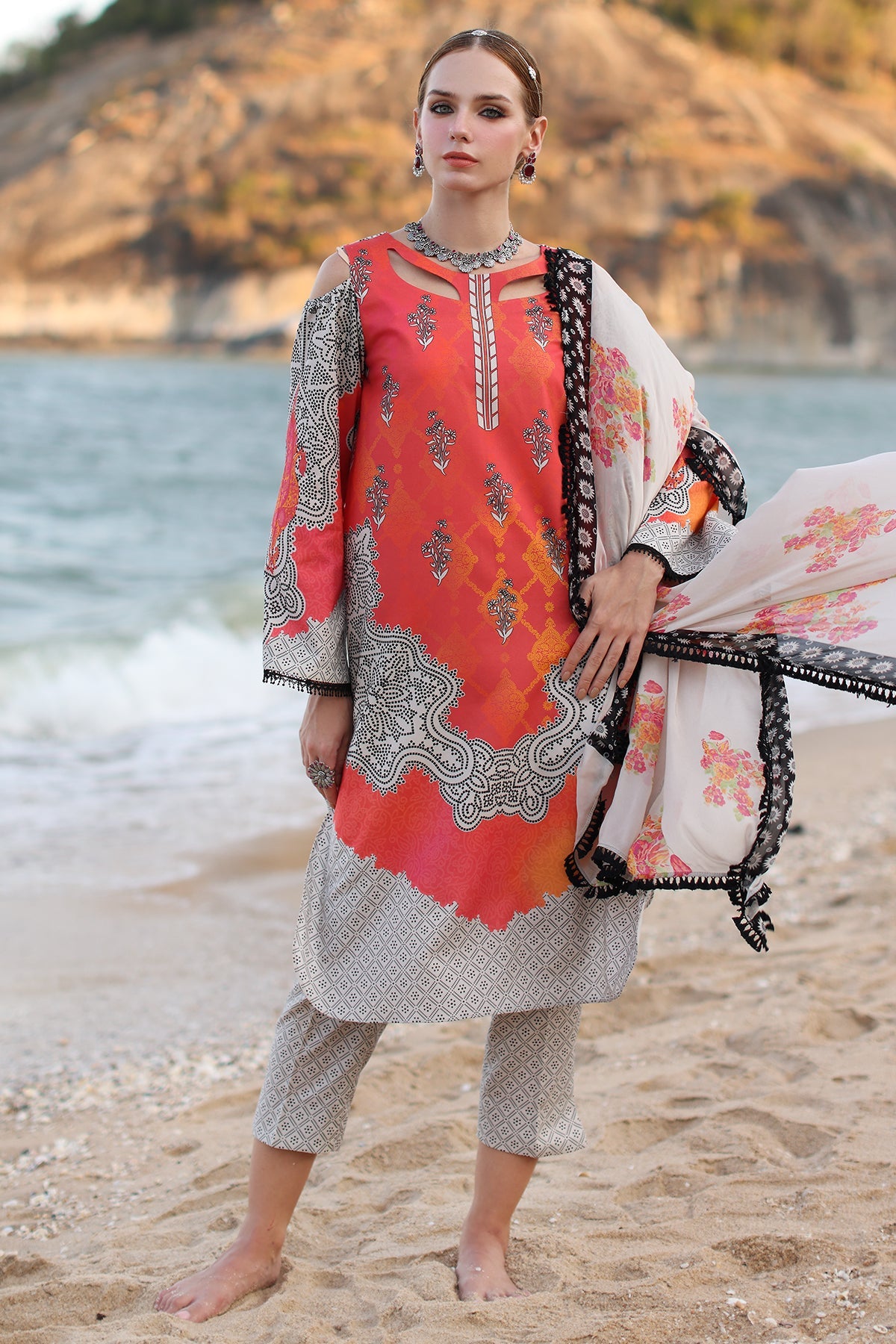 Charizma | C Prints Vol 6 | CP4-49 - Khanumjan  Pakistani Clothes and Designer Dresses in UK, USA 