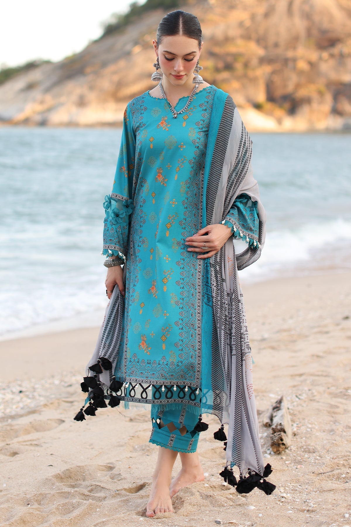 Charizma | C Prints Vol 6 | CP4-51 - Khanumjan  Pakistani Clothes and Designer Dresses in UK, USA 