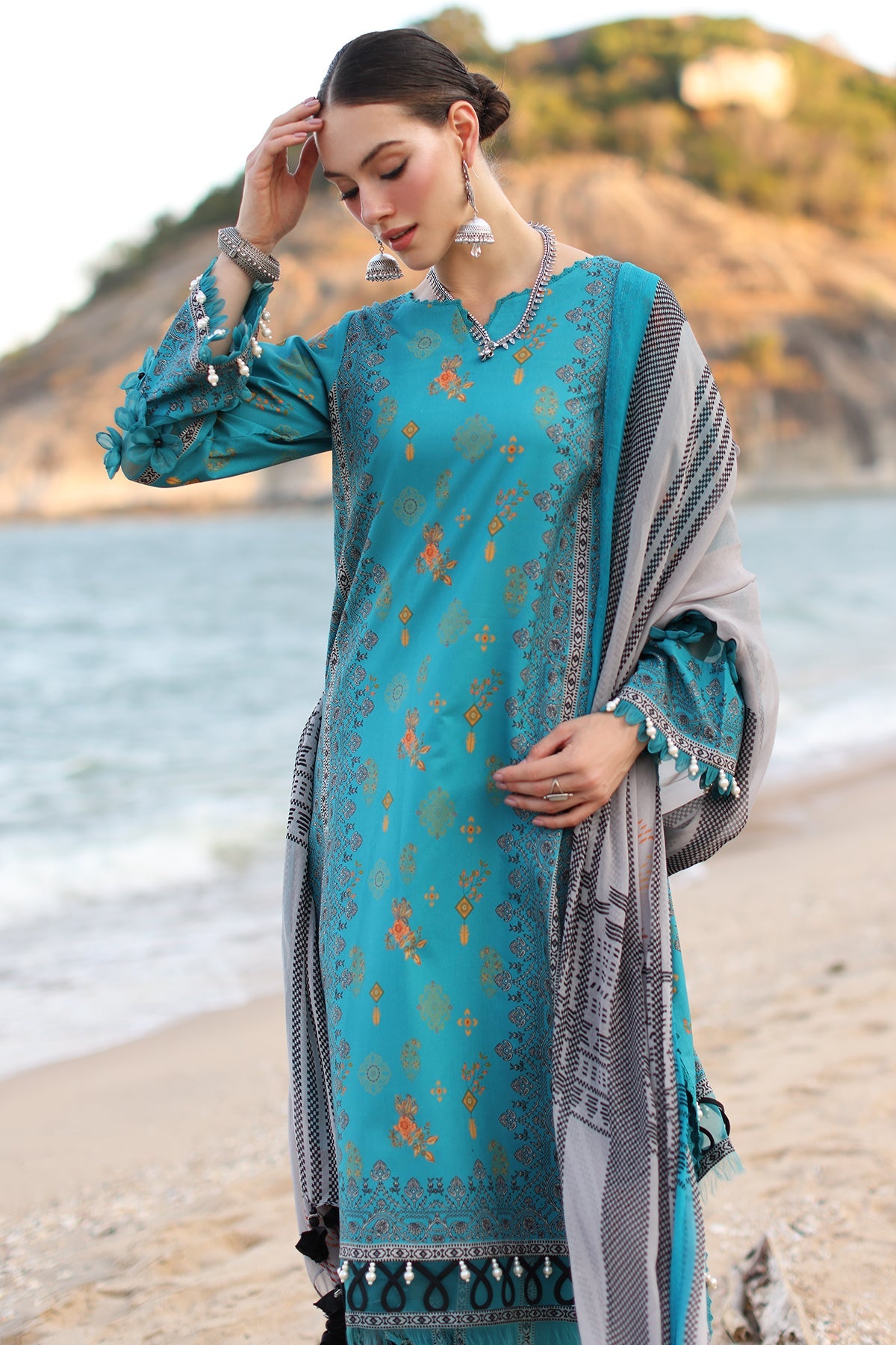 Charizma | C Prints Vol 6 | CP4-51 - Khanumjan  Pakistani Clothes and Designer Dresses in UK, USA 