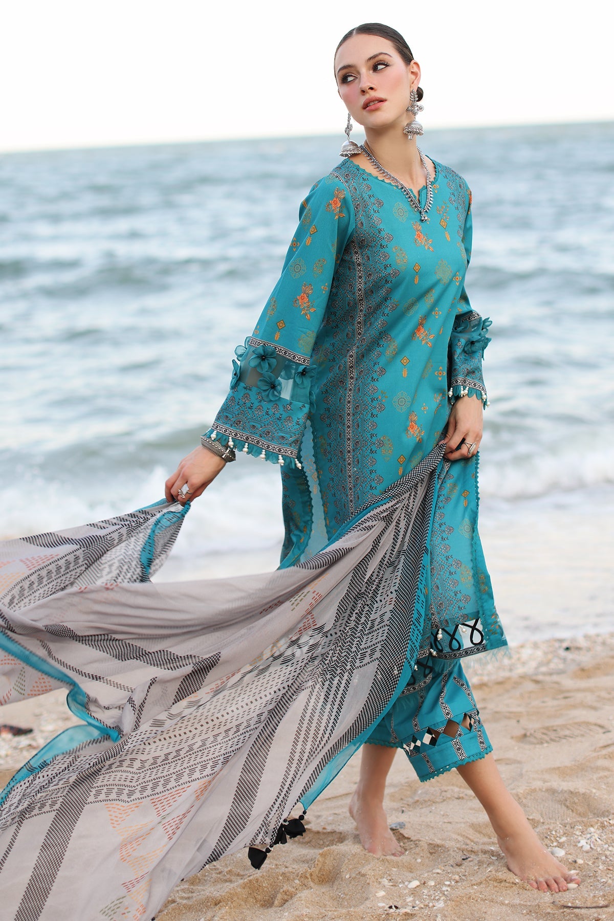 Charizma | C Prints Vol 6 | CP4-51 - Khanumjan  Pakistani Clothes and Designer Dresses in UK, USA 