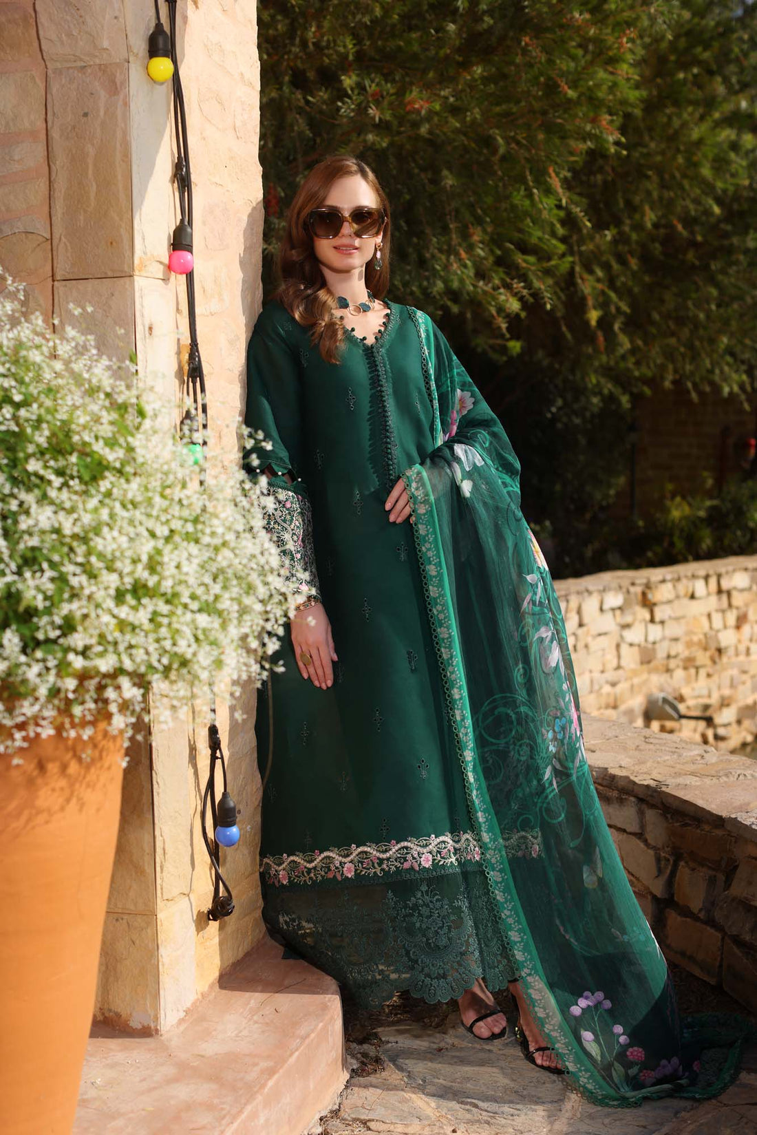 Noor by Saadia Asad | Luxe Printkari | D1-A