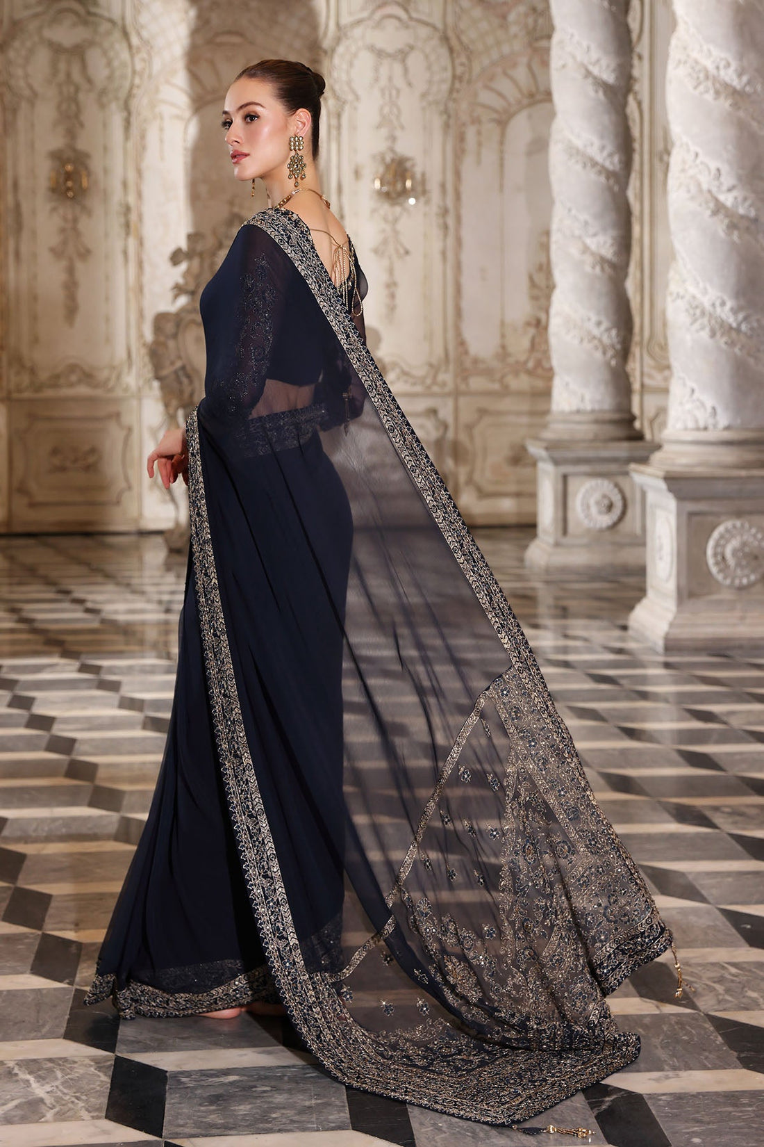 Chinyere | Formal Wedding Exclusive | ROYAL PEACE S SARI (AA5338)