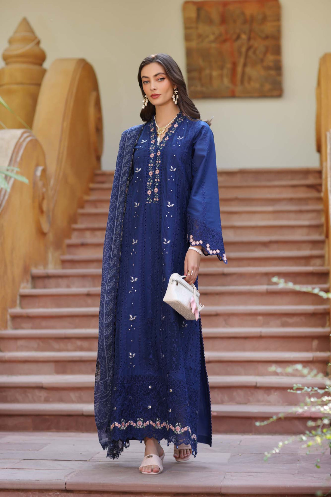 Noor by Saadia Asad | Eid Luxury Laserkari 25 | D5-B