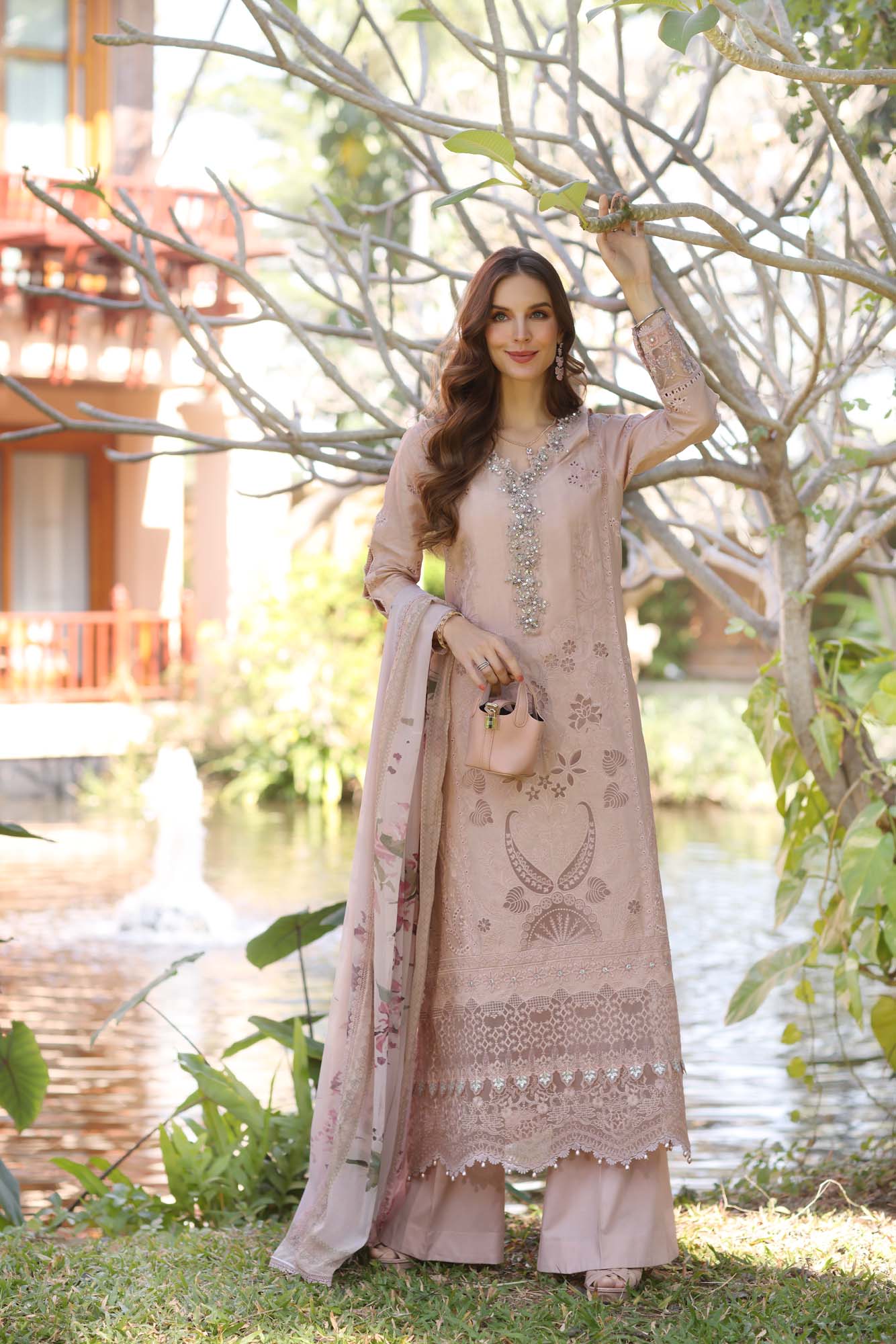 Noor by Saadia Asad | Eid Luxury Laserkari 25 | D6-B