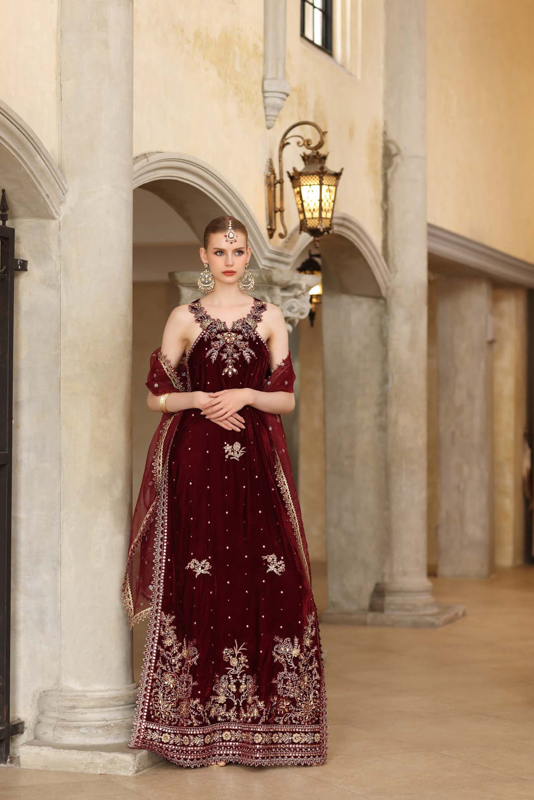 Noor by Saadia Asad | Handcrafted Velvet 25 | Naqsh