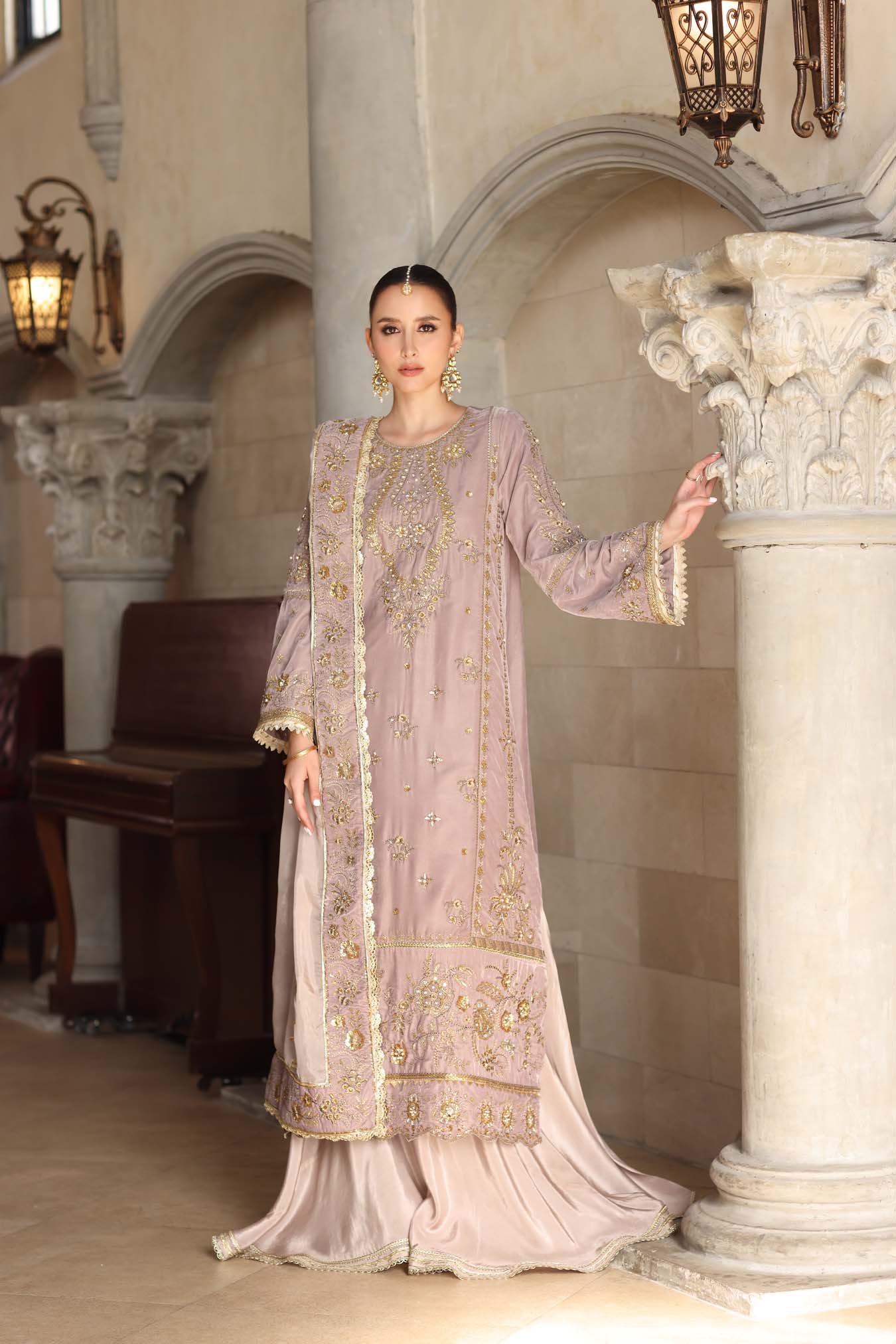 Noor by Saadia Asad | Handcrafted Velvet 25 | Khayal