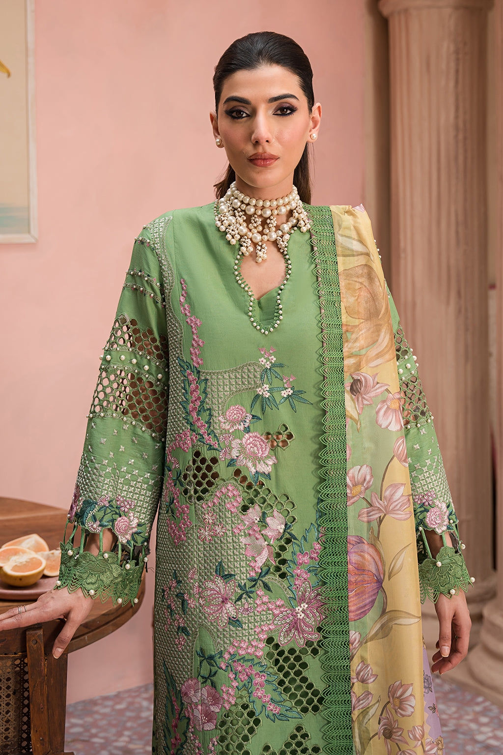 Afrozeh | The Pinted Grden Lawn 24 | Celestial Bouquet - Khanumjan  Pakistani Clothes and Designer Dresses in UK, USA 