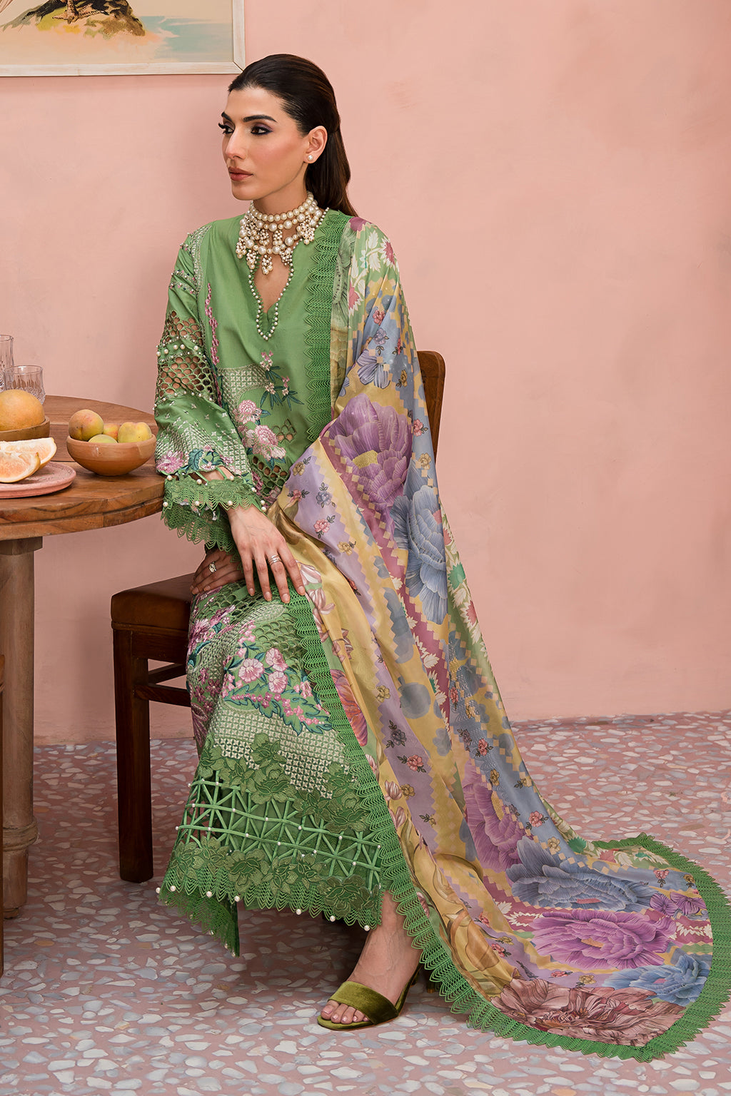 Afrozeh | The Pinted Grden Lawn 24 | Celestial Bouquet - Khanumjan  Pakistani Clothes and Designer Dresses in UK, USA 