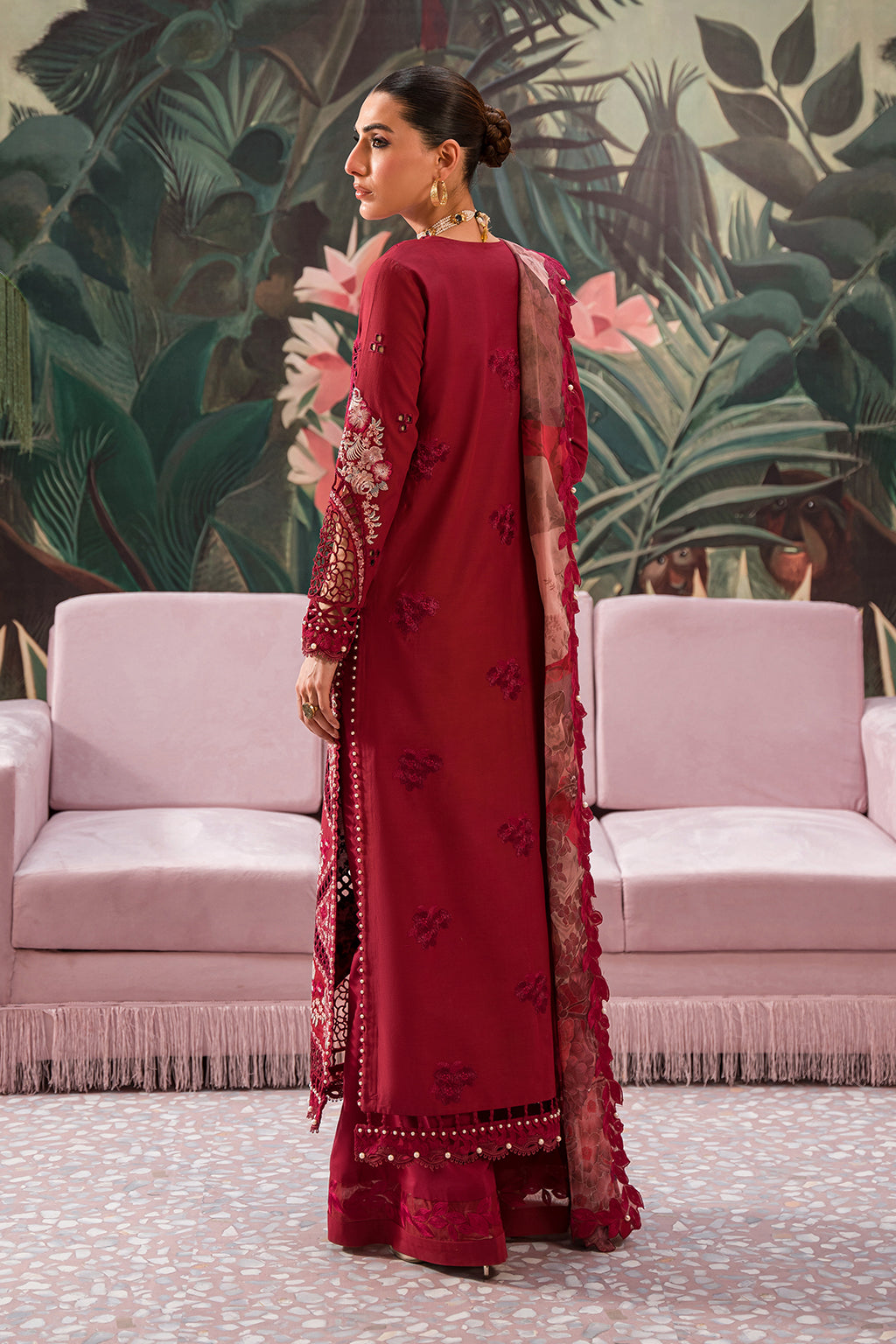 Afrozeh | The Pinted Grden Lawn 24 | Dahlia Dusk - Khanumjan  Pakistani Clothes and Designer Dresses in UK, USA 