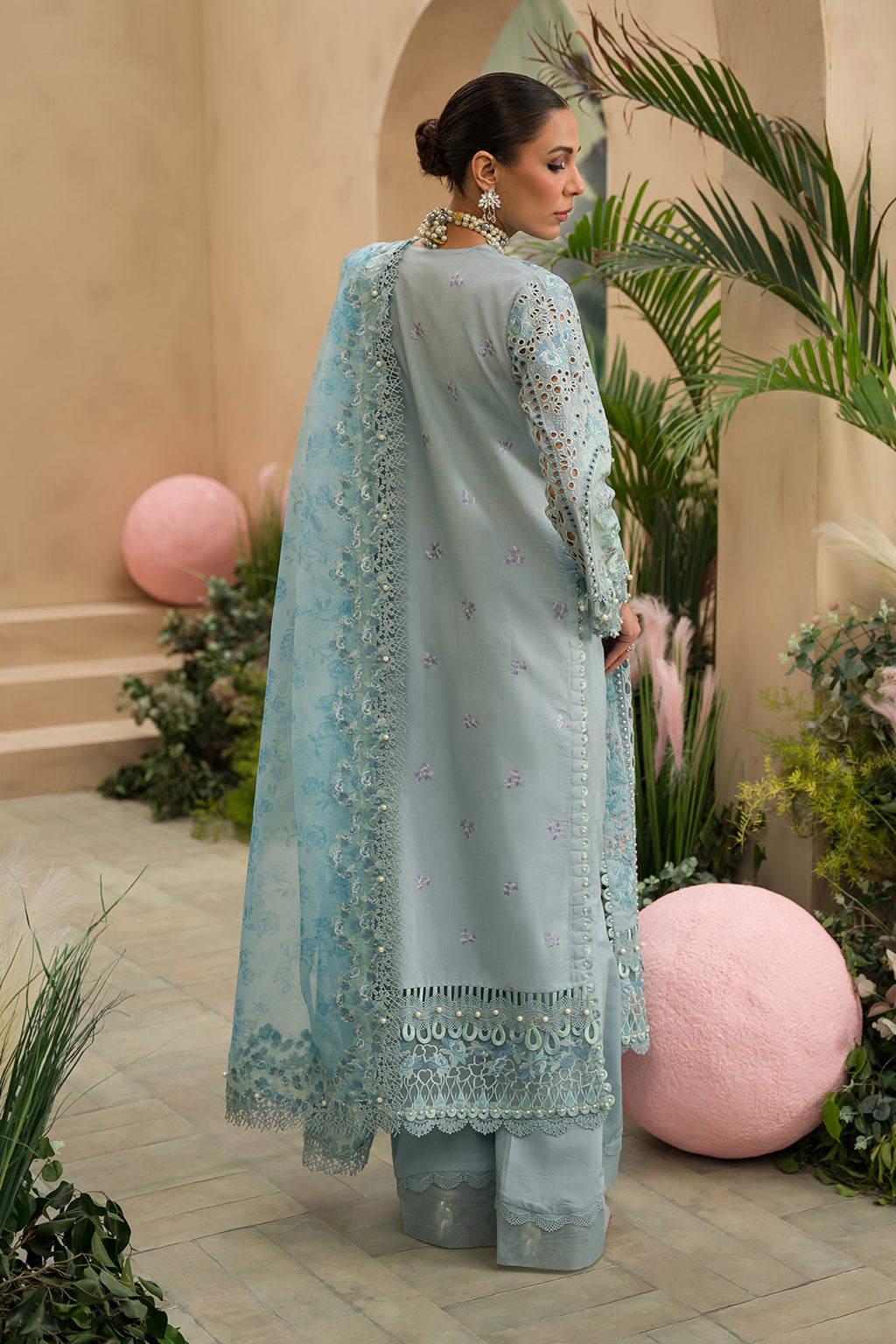 Afrozeh | The Pinted Grden Lawn 24 | Serene Sapphire - Khanumjan  Pakistani Clothes and Designer Dresses in UK, USA 