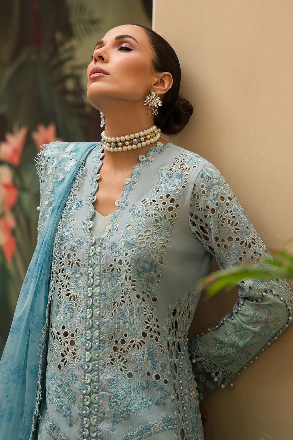 Afrozeh | The Pinted Grden Lawn 24 | Serene Sapphire - Khanumjan  Pakistani Clothes and Designer Dresses in UK, USA 