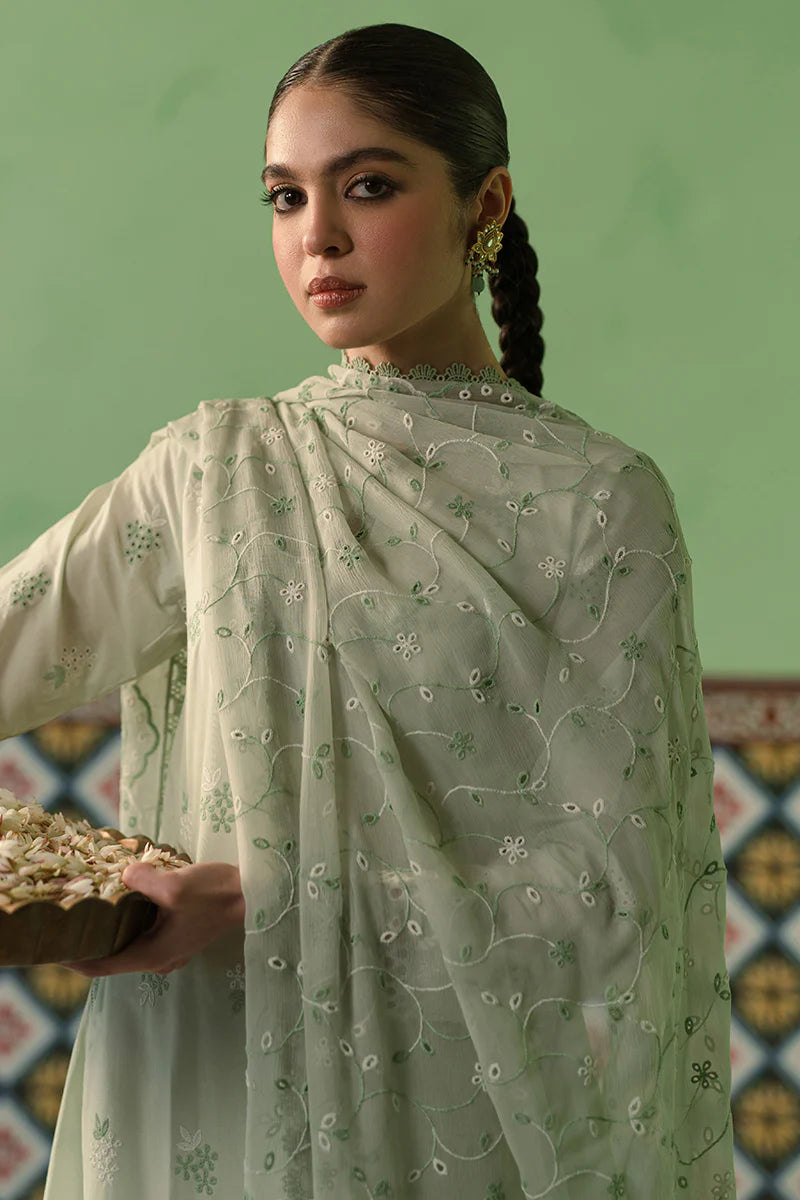 Cross Stitch | Chikankari Lawn | ICY MINT - Khanumjan  Pakistani Clothes and Designer Dresses in UK, USA 