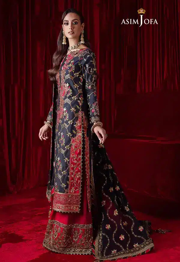 Asim Jofa | Bekhudi Luxury Chiffon  23 | AJBK-02 - Khanumjan  Pakistani Clothes and Designer Dresses in UK, USA 