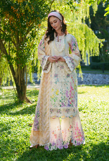 AJR Couture | Printed Chikankari 26 | Lila