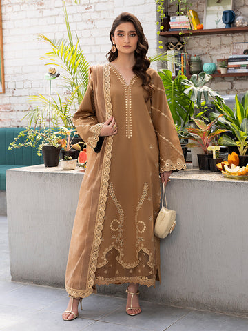 Izel | Meadow Muse Embroidered Lawn 25 | AVELA