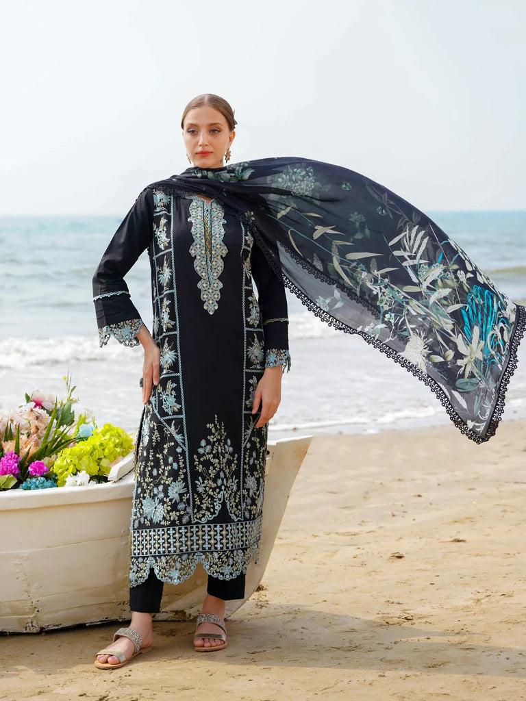 Aabyaan | Saagar Luxury Lawn 24 | AYZEL (AF-01) - Khanumjan  Pakistani Clothes and Designer Dresses in UK, USA 