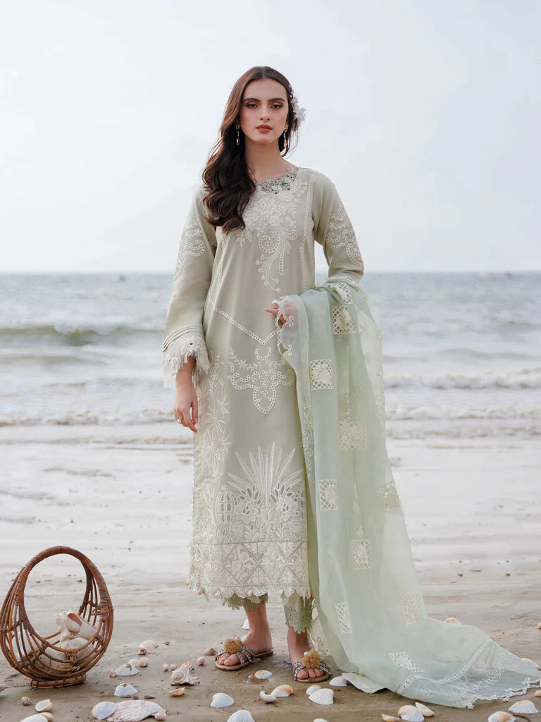 Aabyaan | Saagar Luxury Lawn 24 | YAZMIN (AF-04) - Khanumjan  Pakistani Clothes and Designer Dresses in UK, USA 