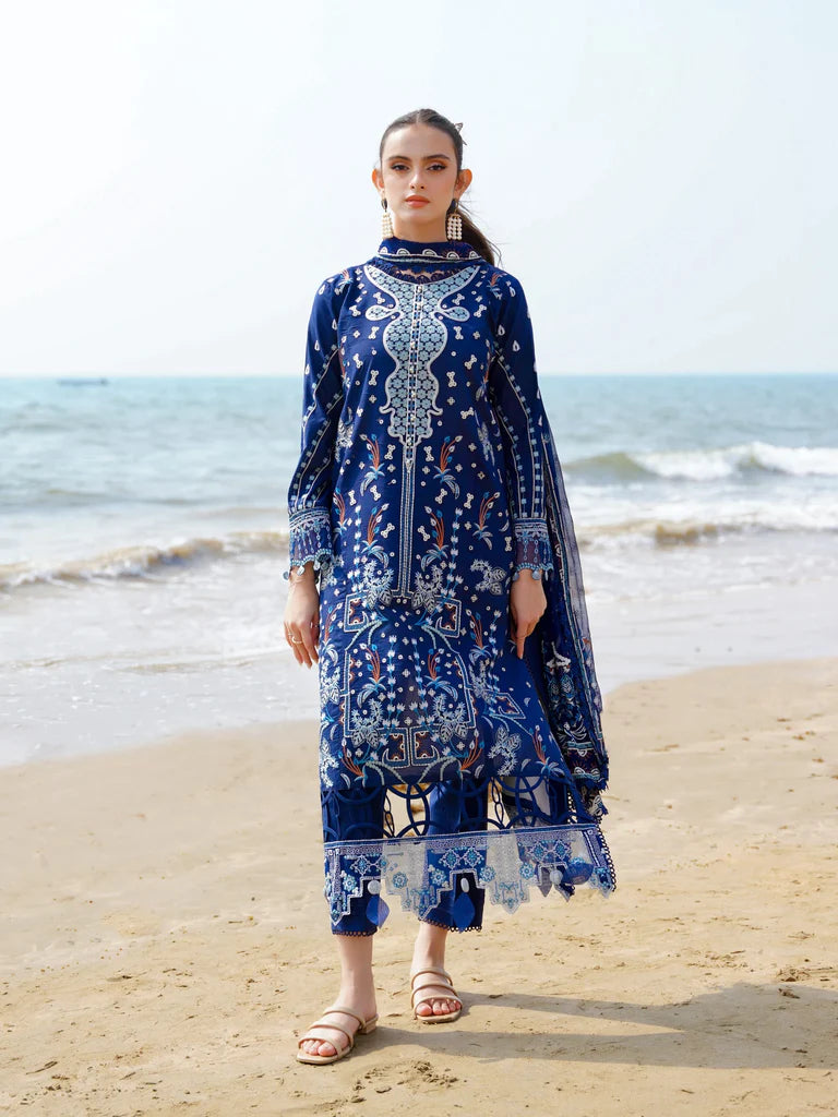 Aabyaan | Saagar Luxury Lawn 24 | ZAMDA (AF-09) - Khanumjan  Pakistani Clothes and Designer Dresses in UK, USA 